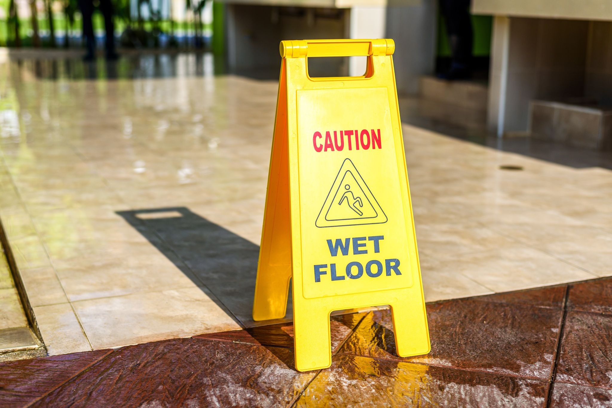 wet floor sign